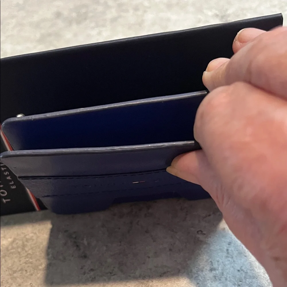 Tommy Hilfiger Navy Card Holder